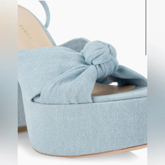 Loeffler Randall Knot Platform Heels - Picture 2 of 13